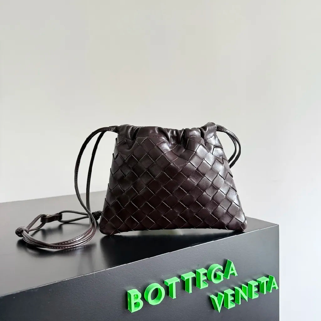 B*V Dustbag Intrecciato Calfskin Leather