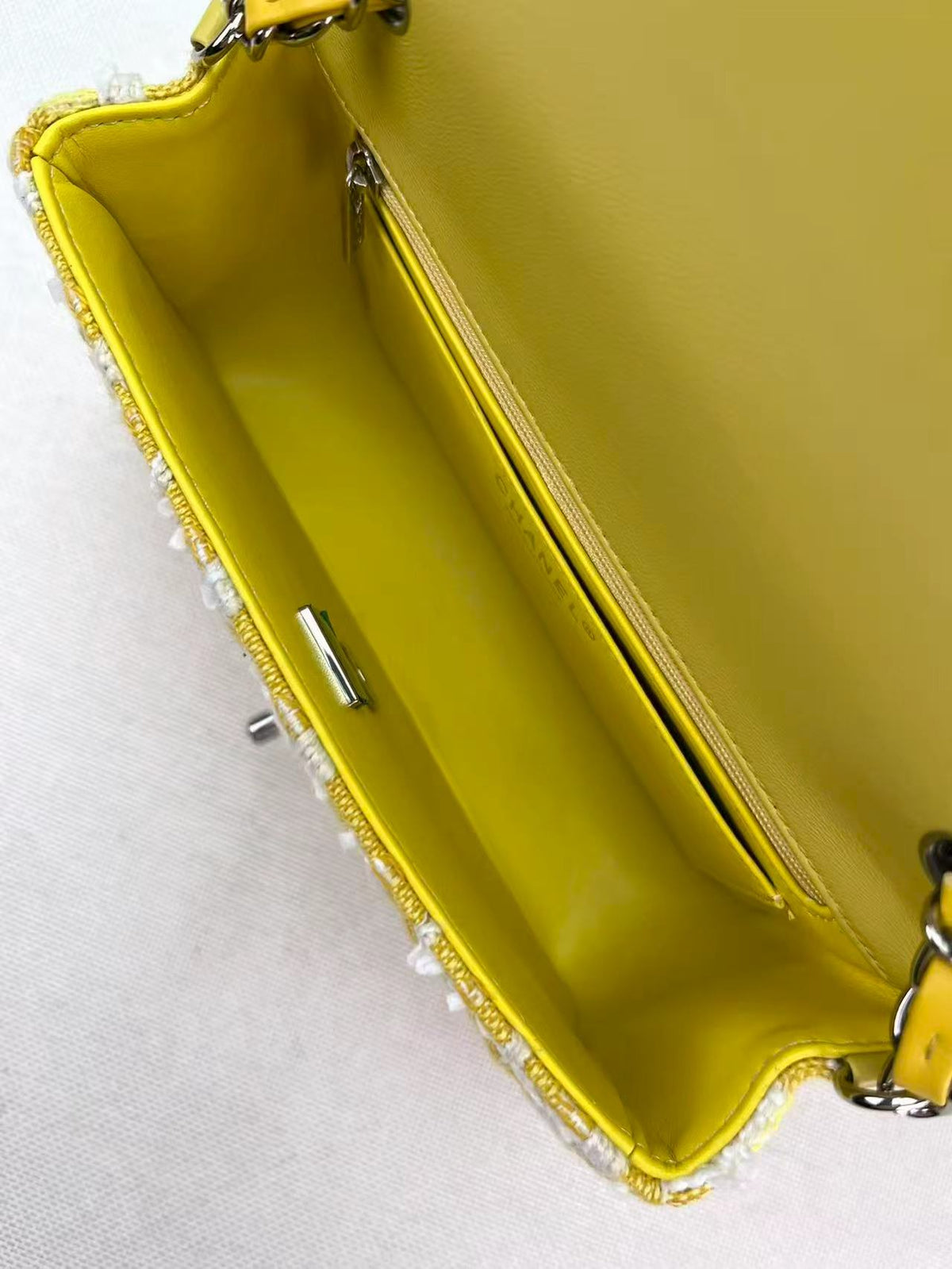C*C Spring Summer 2026 Classic Flap Bag Tweed