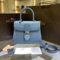 D*lvaux Tempo Baby Blue in Grained Calfskin