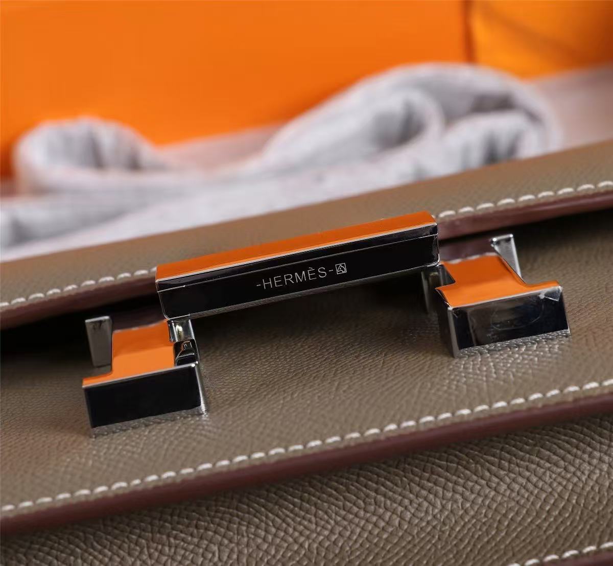 CONSTANCE EPSOM LEATHER HARDWARE