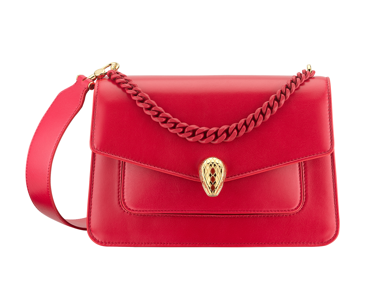 B*V*L Serpenti Forever Crossbody Bag Calfskin GHW