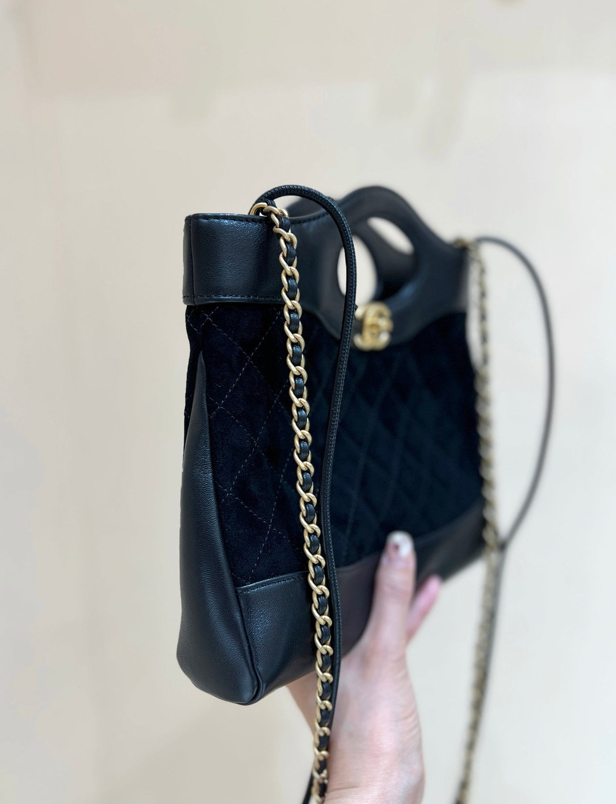 C*C 25P Bag Lambskin Suede