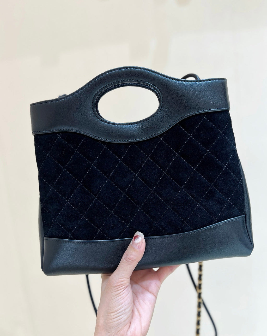 C*C 25P Bag Lambskin Suede