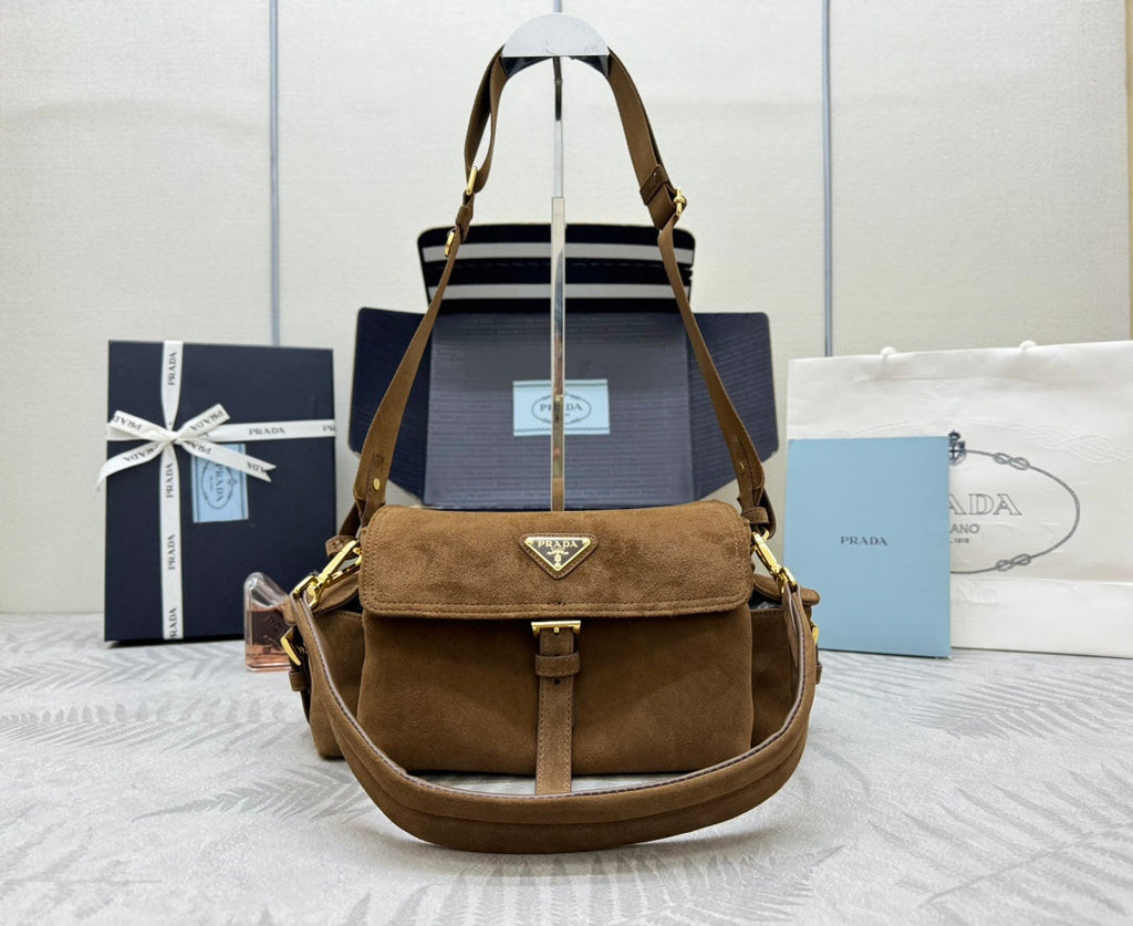 Pr*a Messenger Bag Suede