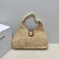 C*lin CABAS TRIANGLE Grass Raffia Woven Handbag
