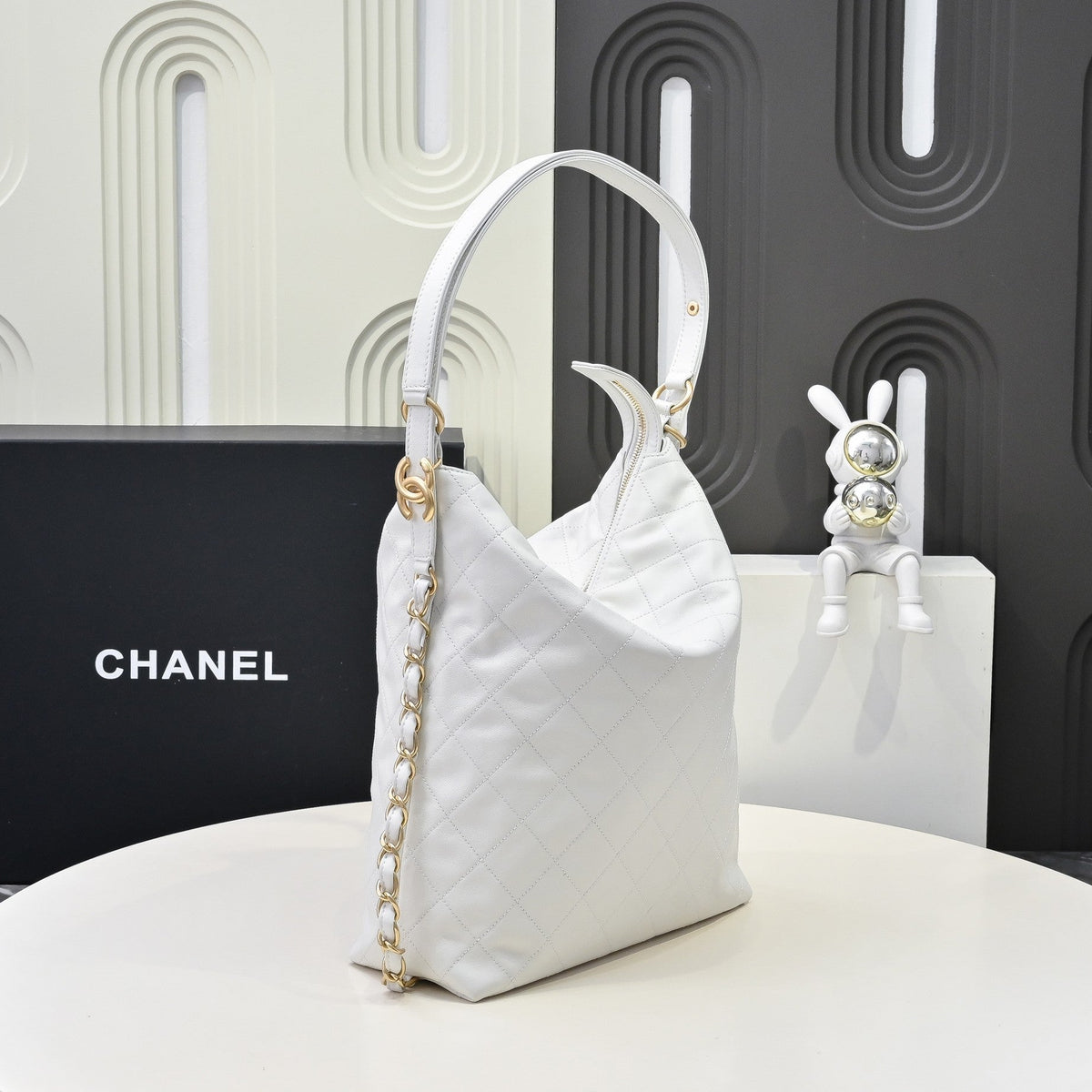 C*C 25S Hobo Bag Runway Style Backpack Cowhide