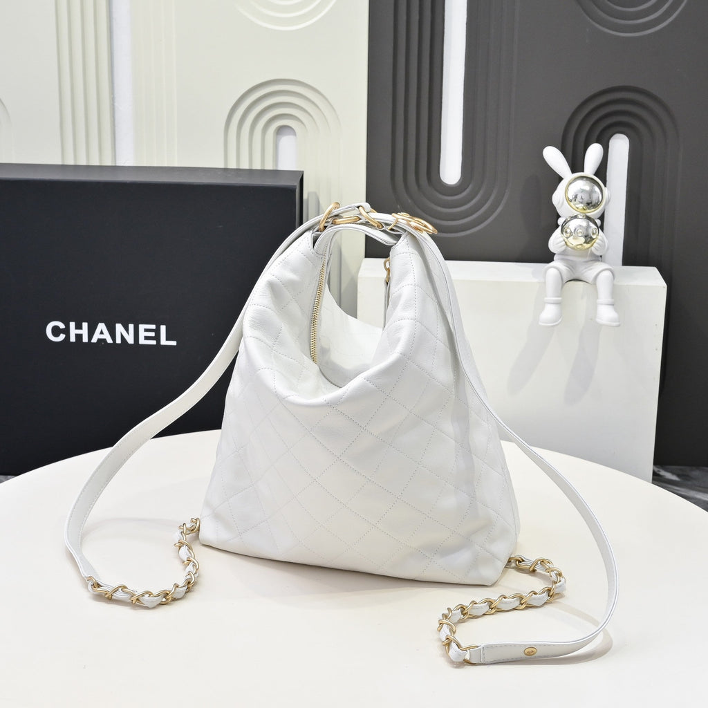 C*C 25S Hobo Bag Runway Style Backpack Cowhide