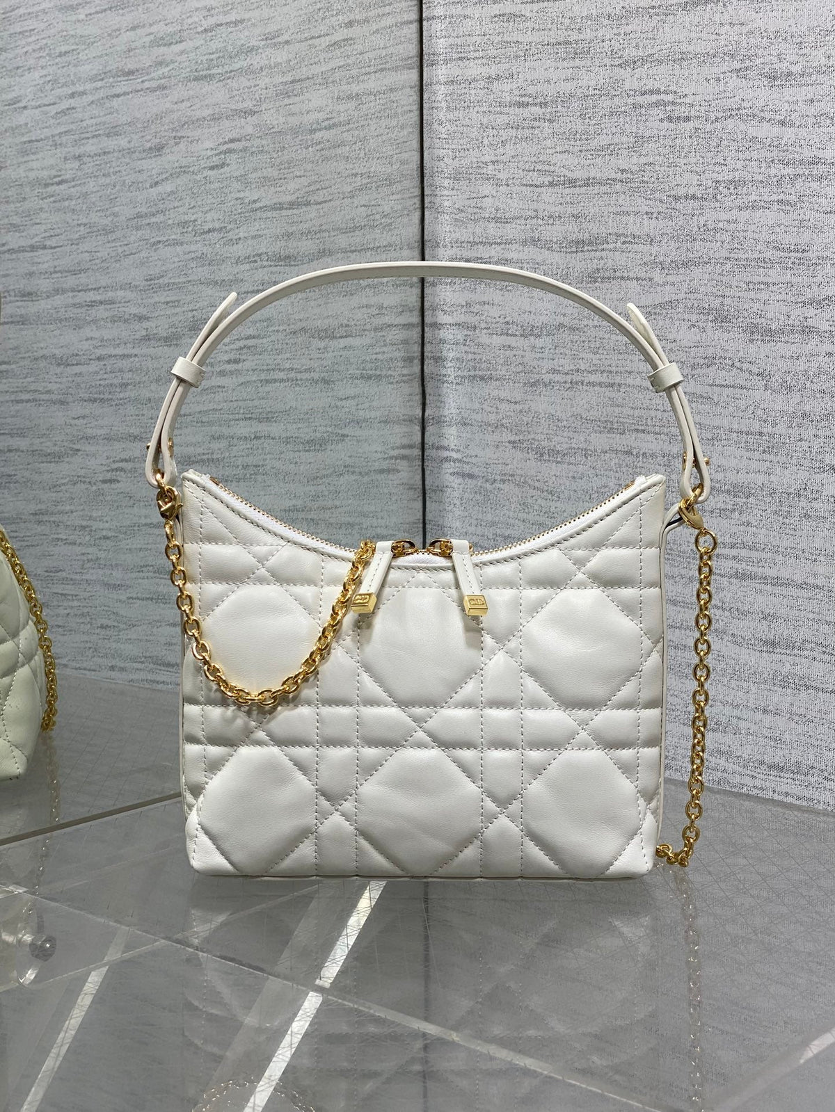 C*D Shoulder Bag lambskin GHW