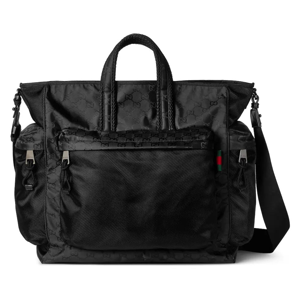 G*G Nexus Large Tote Bag 39cm Black Nylon