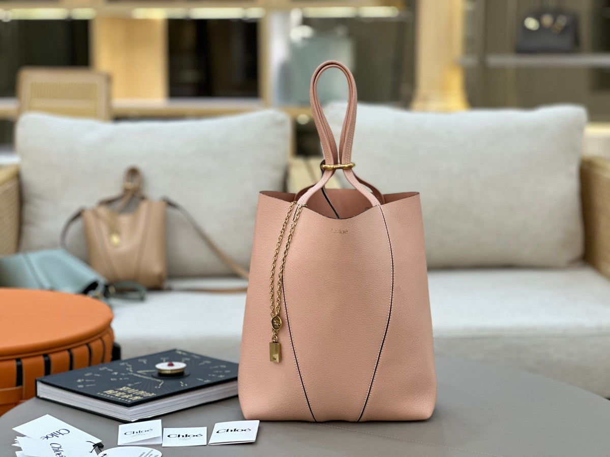 Chl*e Spin Tote Bag Calfskin
