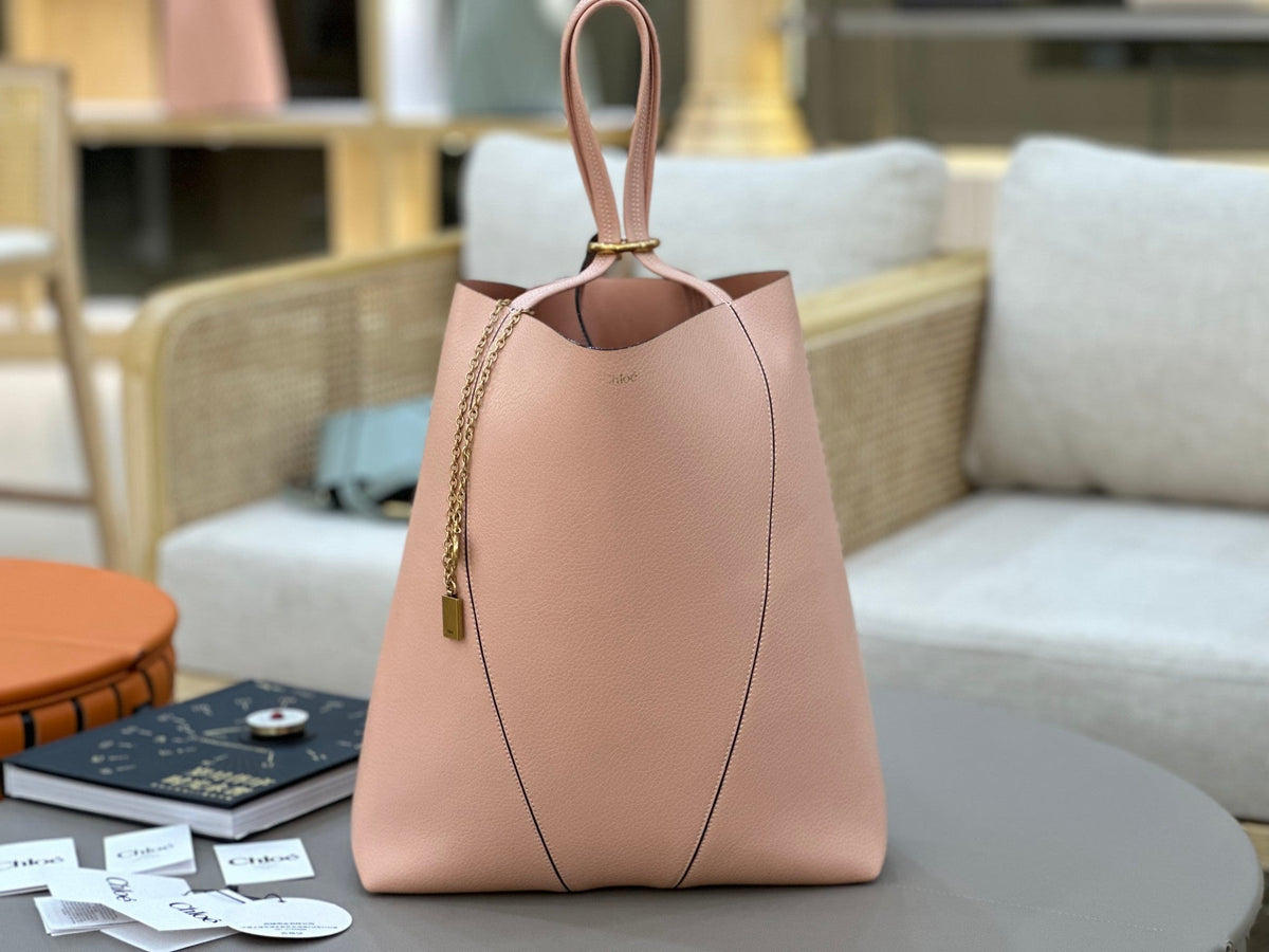 Chl*e Spin Tote Bag Calfskin