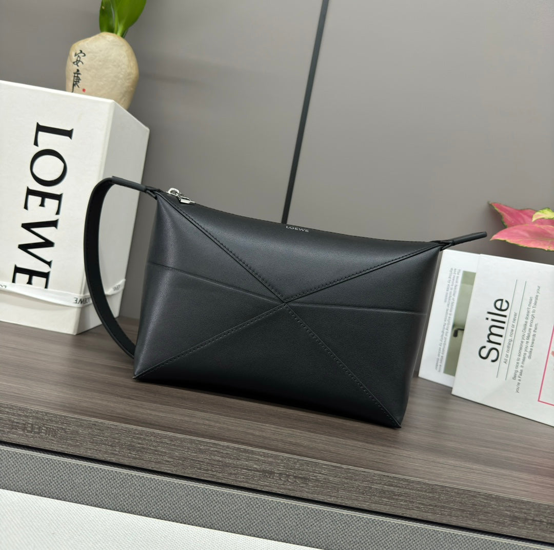 L*ewe Puzzle Fold Handbag Glossy Calfskin