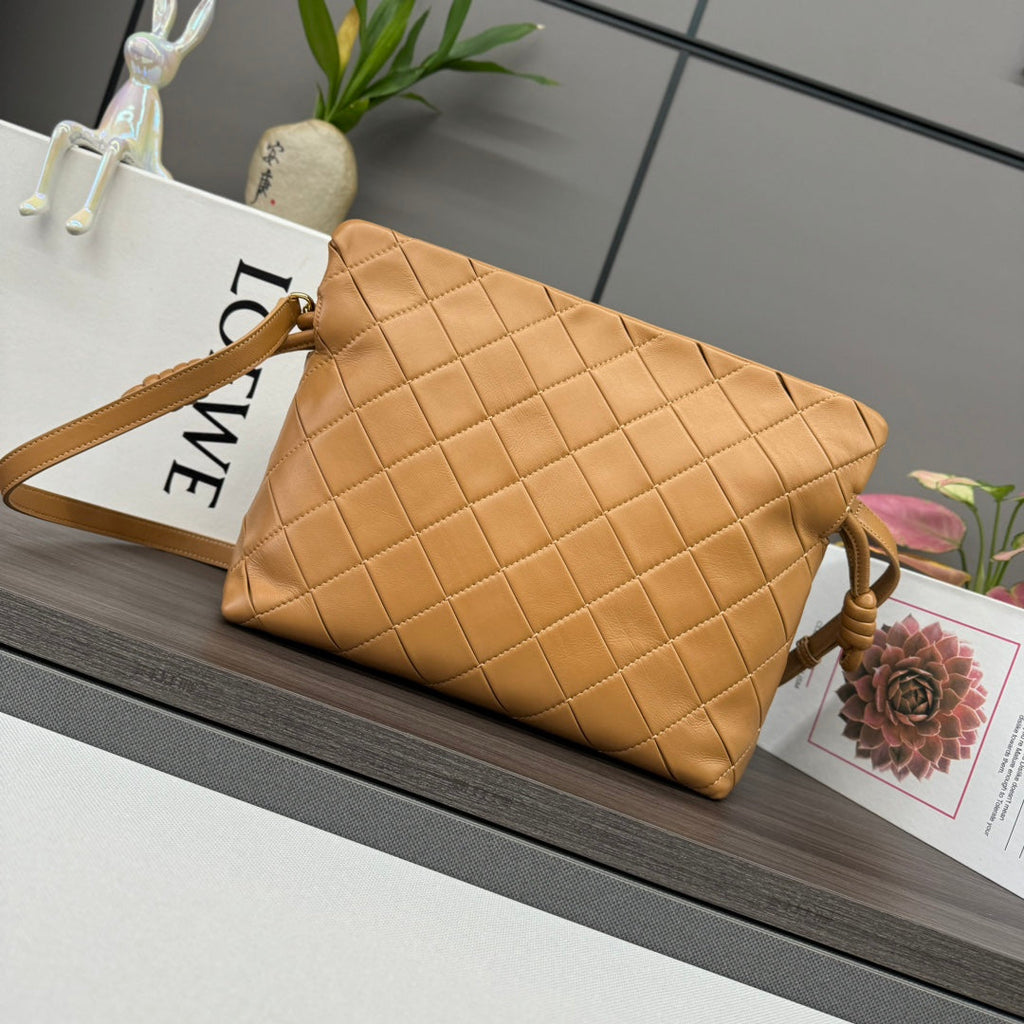 L*ewe Flamenco Clutch Bag Glossy Lambskin