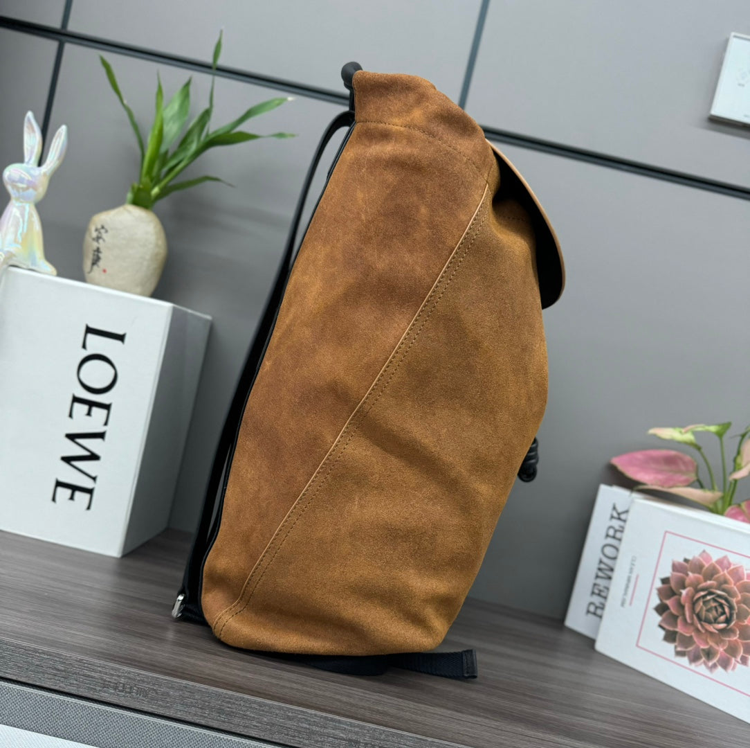 L*ewe Flamenco BackPack 36 Brown Suede