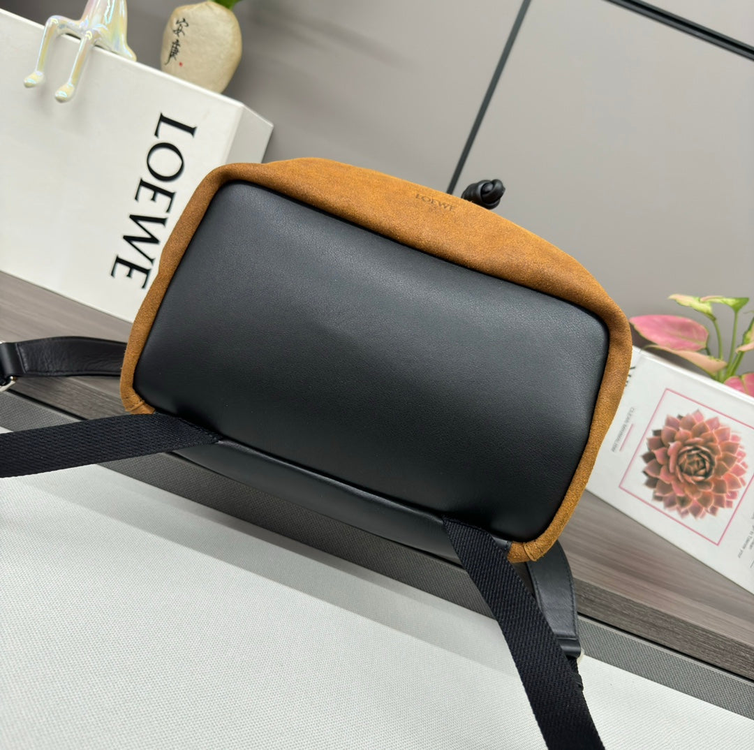 L*ewe Flamenco BackPack 36 Brown Suede