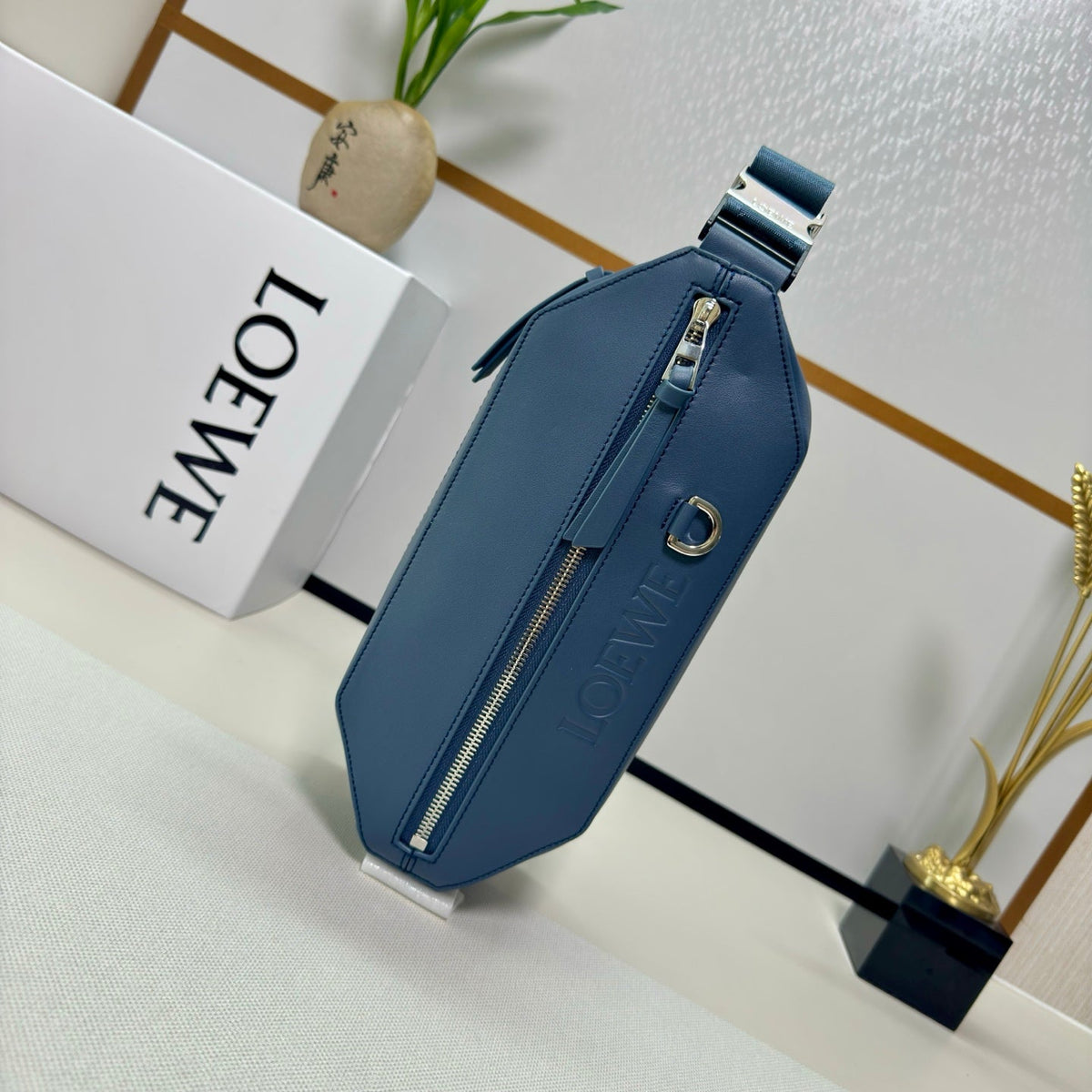 L*ewe Classic Waist Bag Calfskin Leather