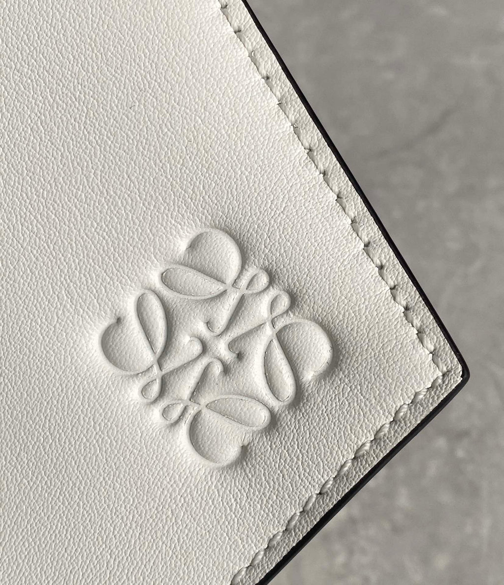 L*E Puzzle Hobo 29cm in Classic White Calfskin