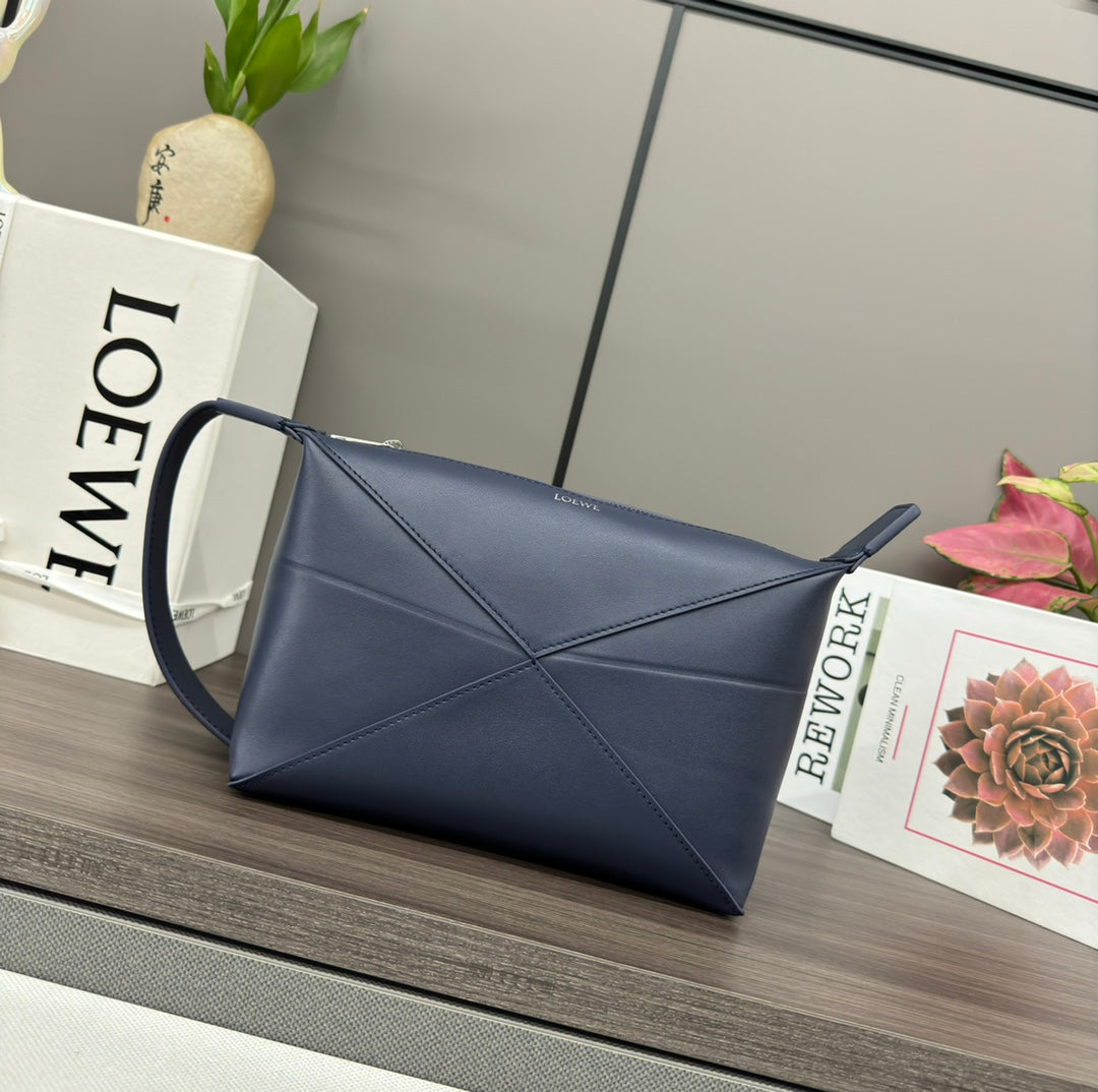 L*ewe Puzzle Fold Handbag Glossy Calfskin