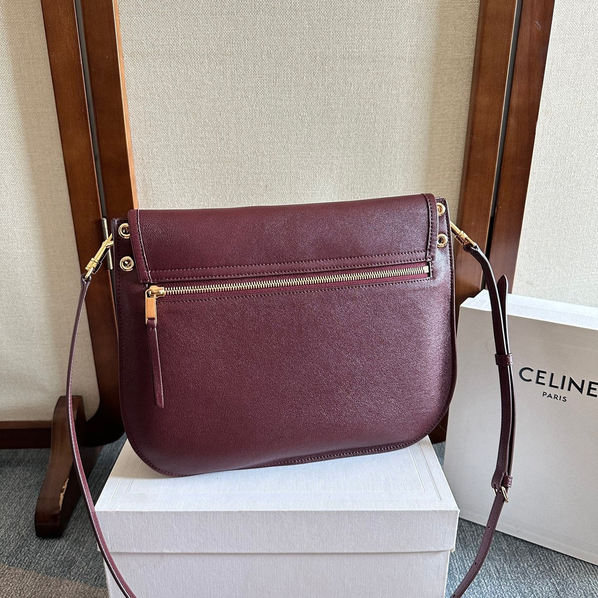 C*line Besace Soft Triome Handbag Lambskin