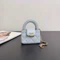 C*C 26 Mini Kelly Bag 10 Blue in Sheepskin