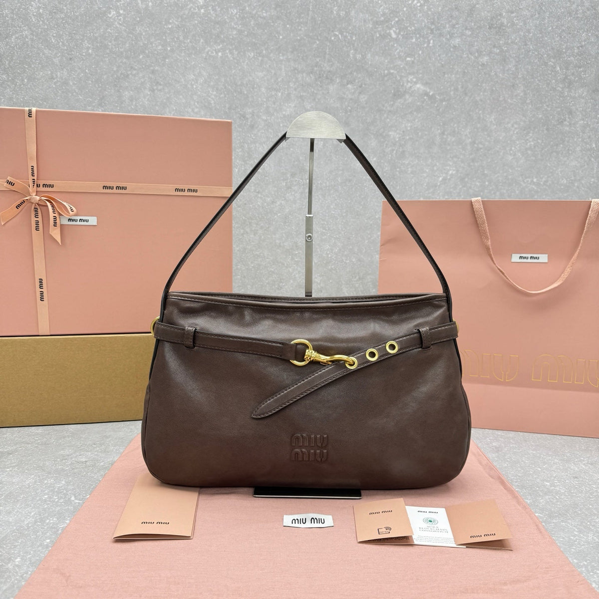 M*u*M*u Aventure Shoulder Bag Sheepskin