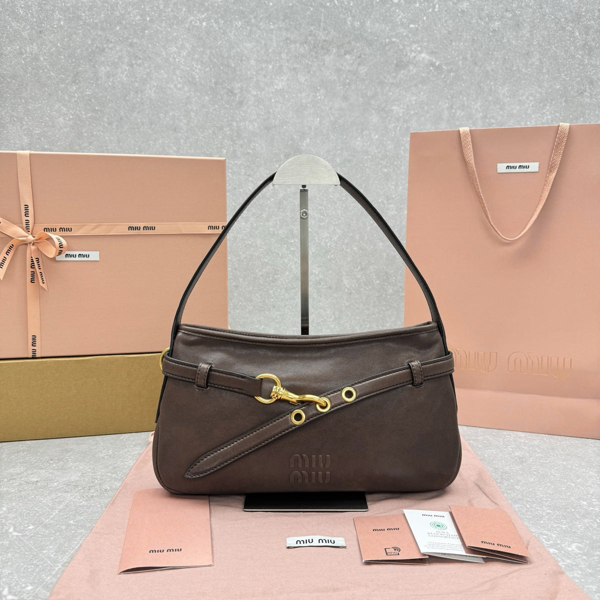 M*u*M*u Aventure Shoulder Bag Sheepskin