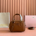 M*u Arcadie Bowling Handbag Cowhide