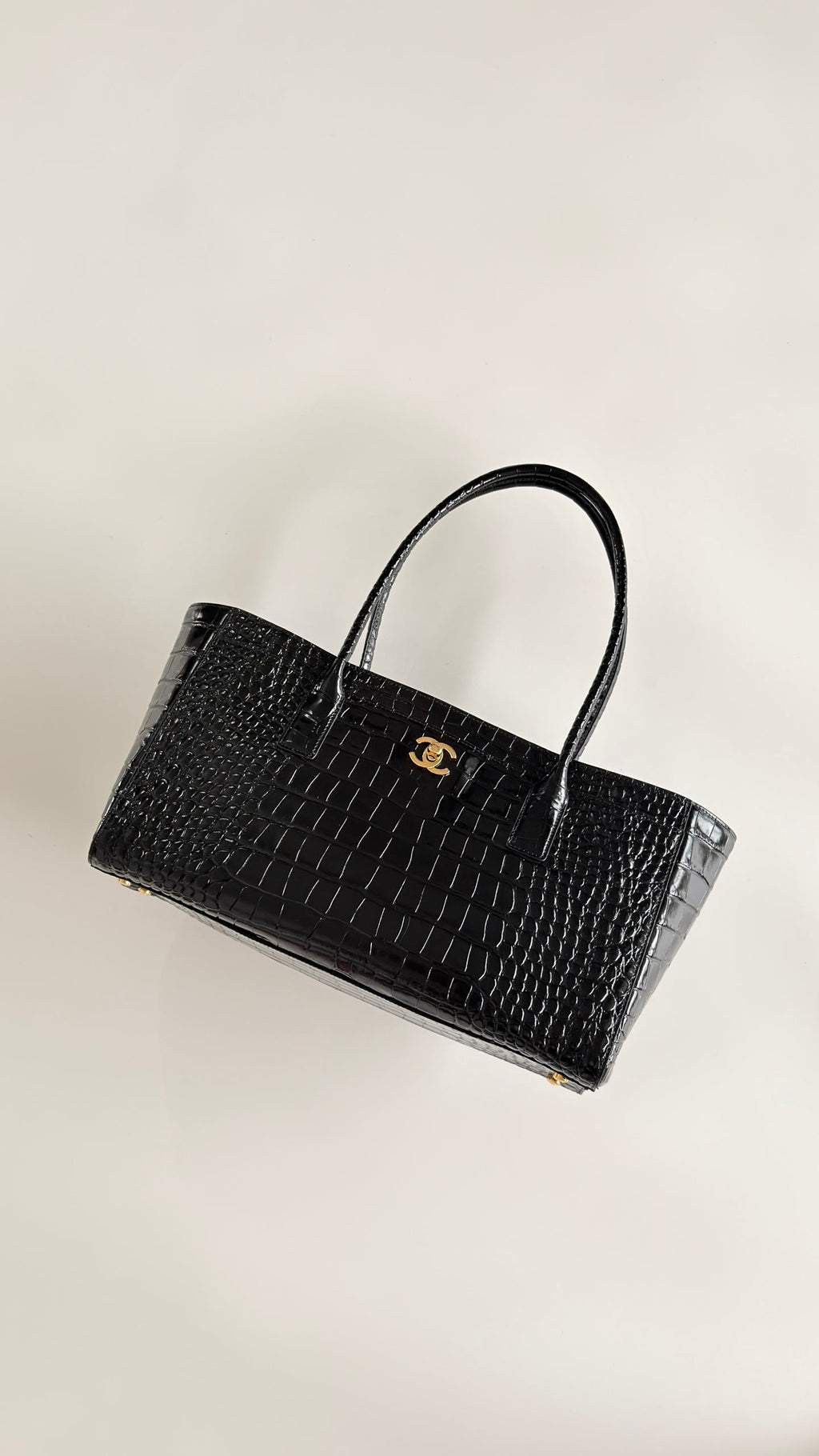 C*C 26S Cerf Classic Commuter Tote Bag Crocodile Embossed Calfskin (made to order)