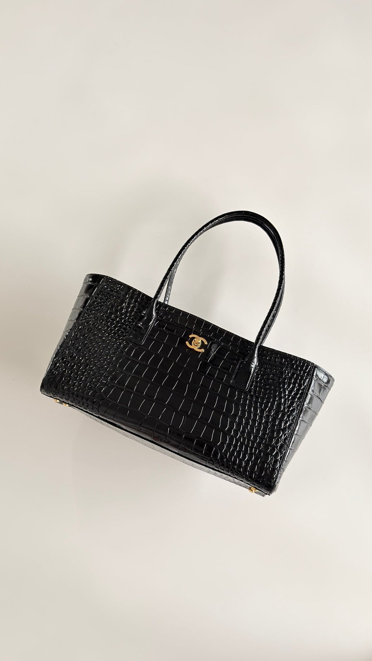 C*C 26S Cerf Classic Commuter Tote Bag Crocodile Embossed Calfskin (made to order)