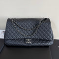 Ch*nel Carry-on bag 45cm Black in Cowhide