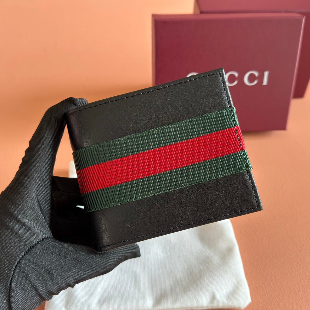 G*cci Bi fold wallet Canvas