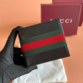 G*cci Bi fold wallet Canvas