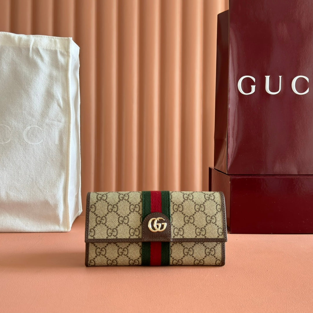 G*cci Ophidia Continental Wallet Soft G*G Supreme