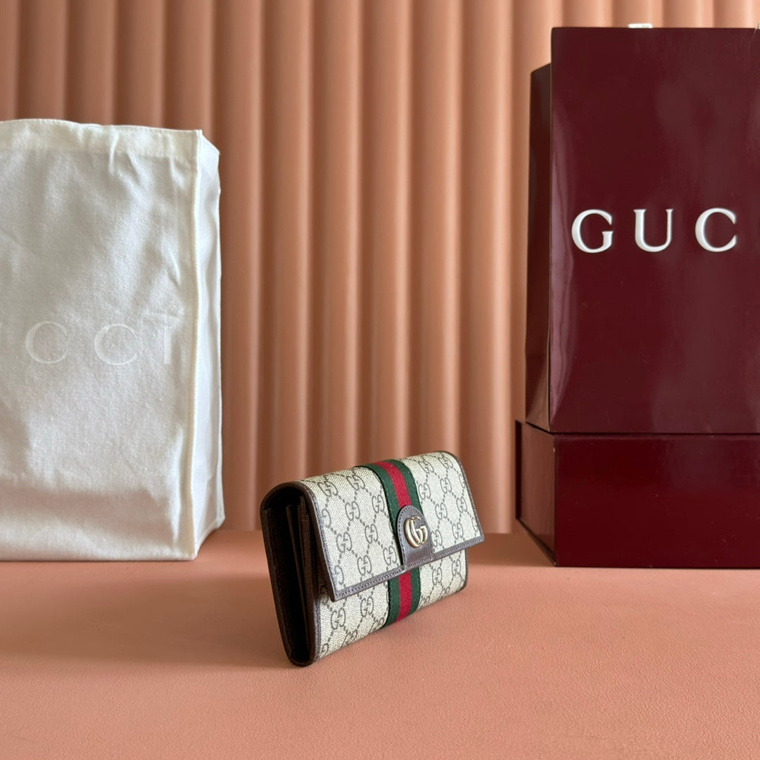 G*cci Ophidia Continental Wallet Soft G*G Supreme