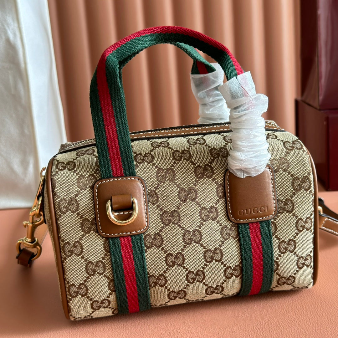 G*cci Handbag G*G Monogram Coated Fabric