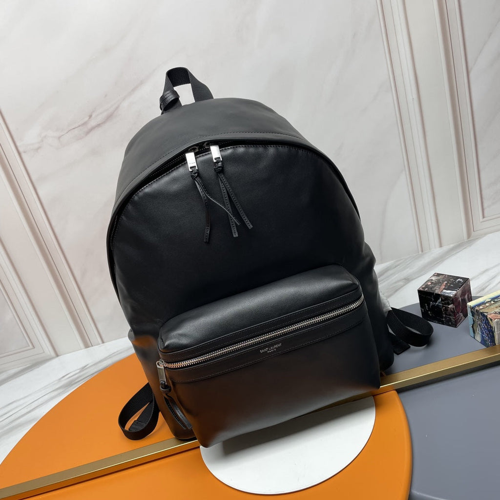 Y*S*L City Backpack 38 Black in Cowhide