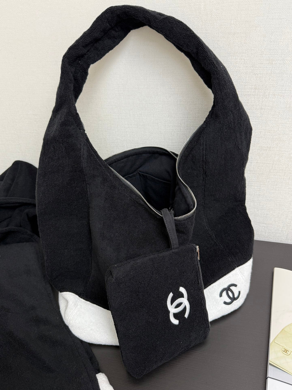 Ch*nel 2026 Beach Bag 60 Cotton
