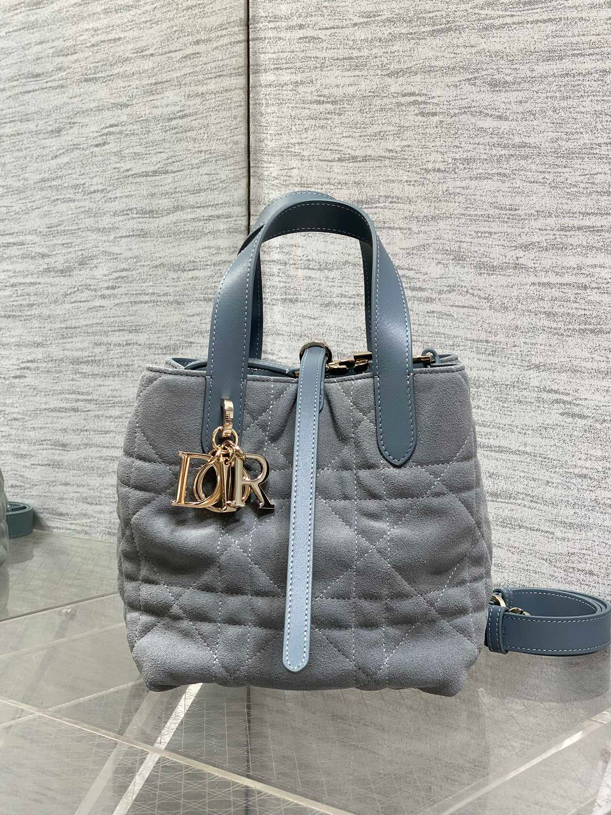 C*D Toujours Vertical Bag Suede