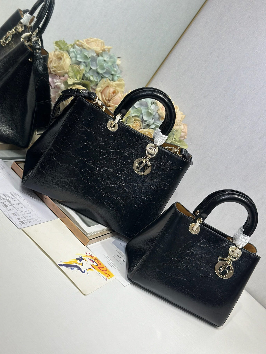 C*D D*orissimo Ostrich patterned Cowhide