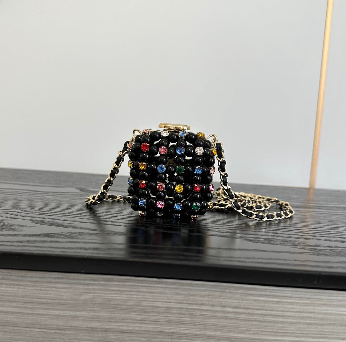 C*C Cruise Evening Bag Pearl Crystal Rhinestones 01