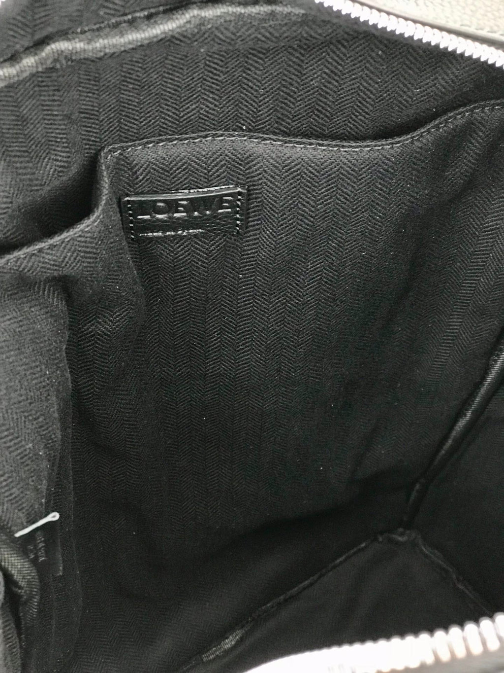 L*E 39 MILITARY BACKPACK IN BLACK SOFT GRAINED CALFSKIN