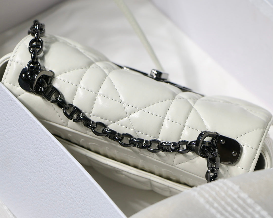 CARO BAG CALFSKIN BLACK HARDWARE