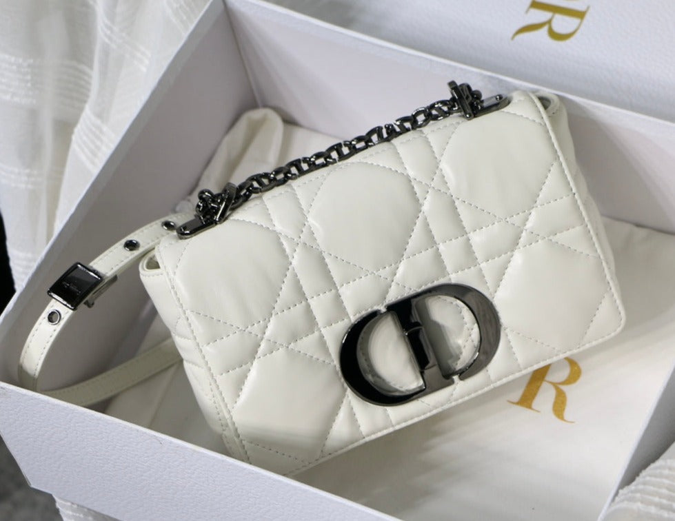 CARO BAG CALFSKIN BLACK HARDWARE