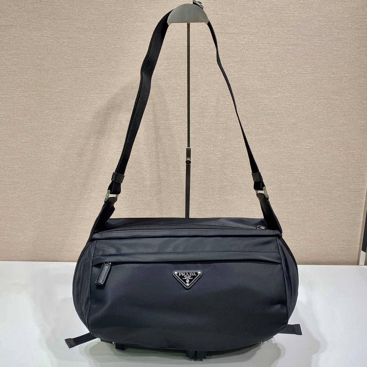 Pr*da Messenger Bag Re Nylon Leather