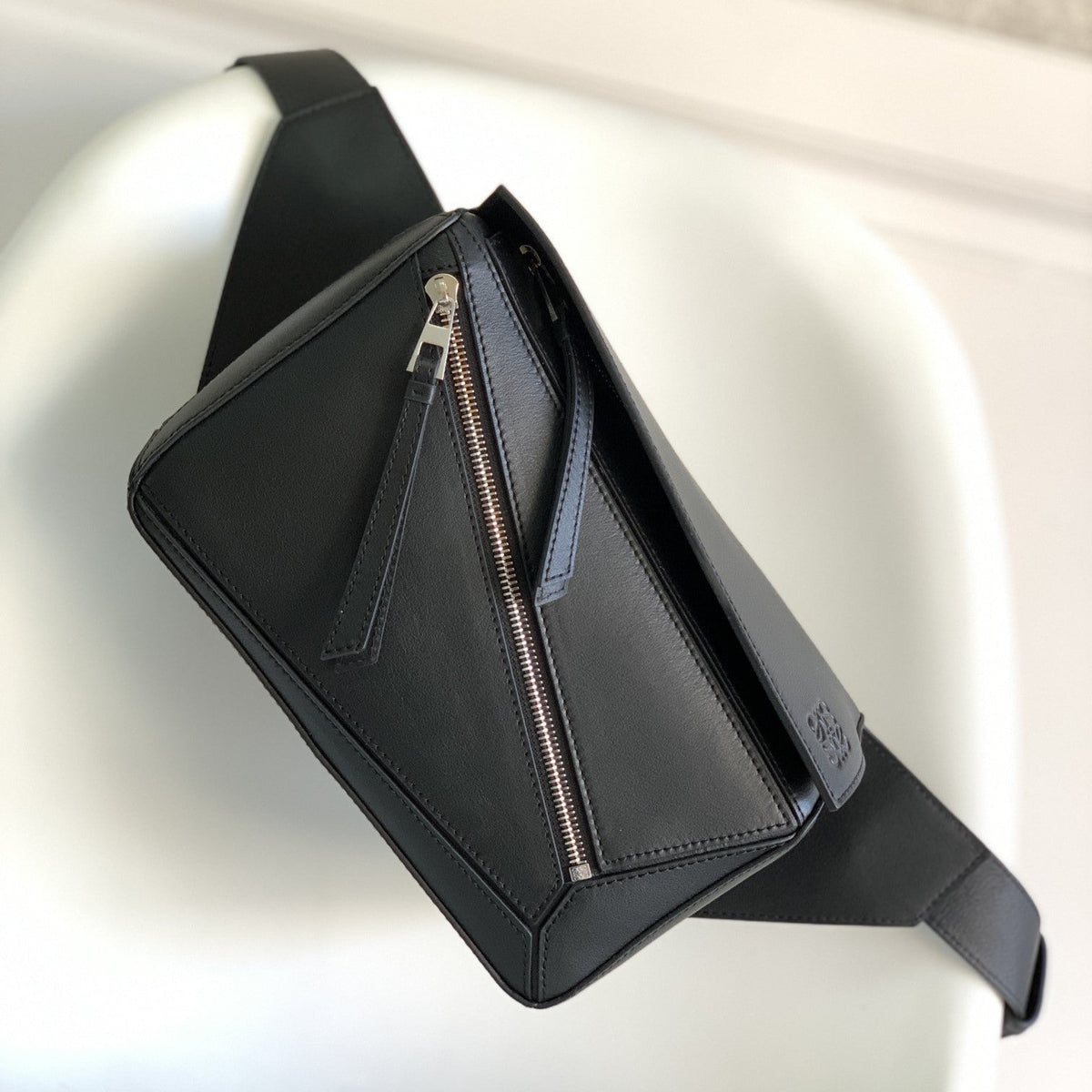 L*ew Puzzle Leather Belt Bag