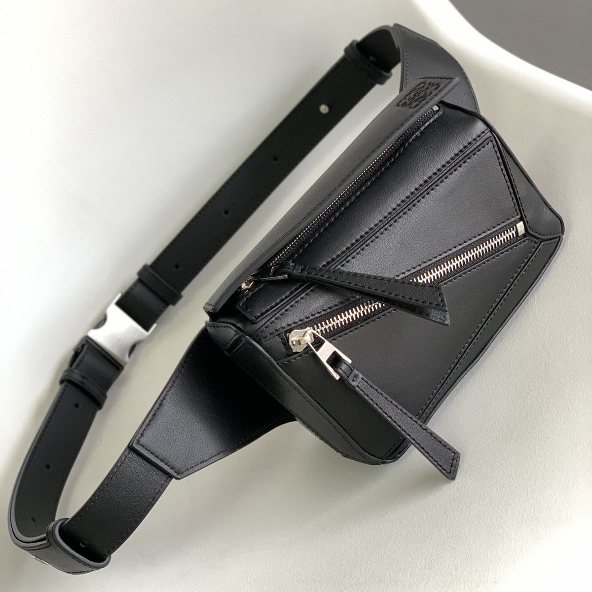 L*ew Puzzle Leather Belt Bag