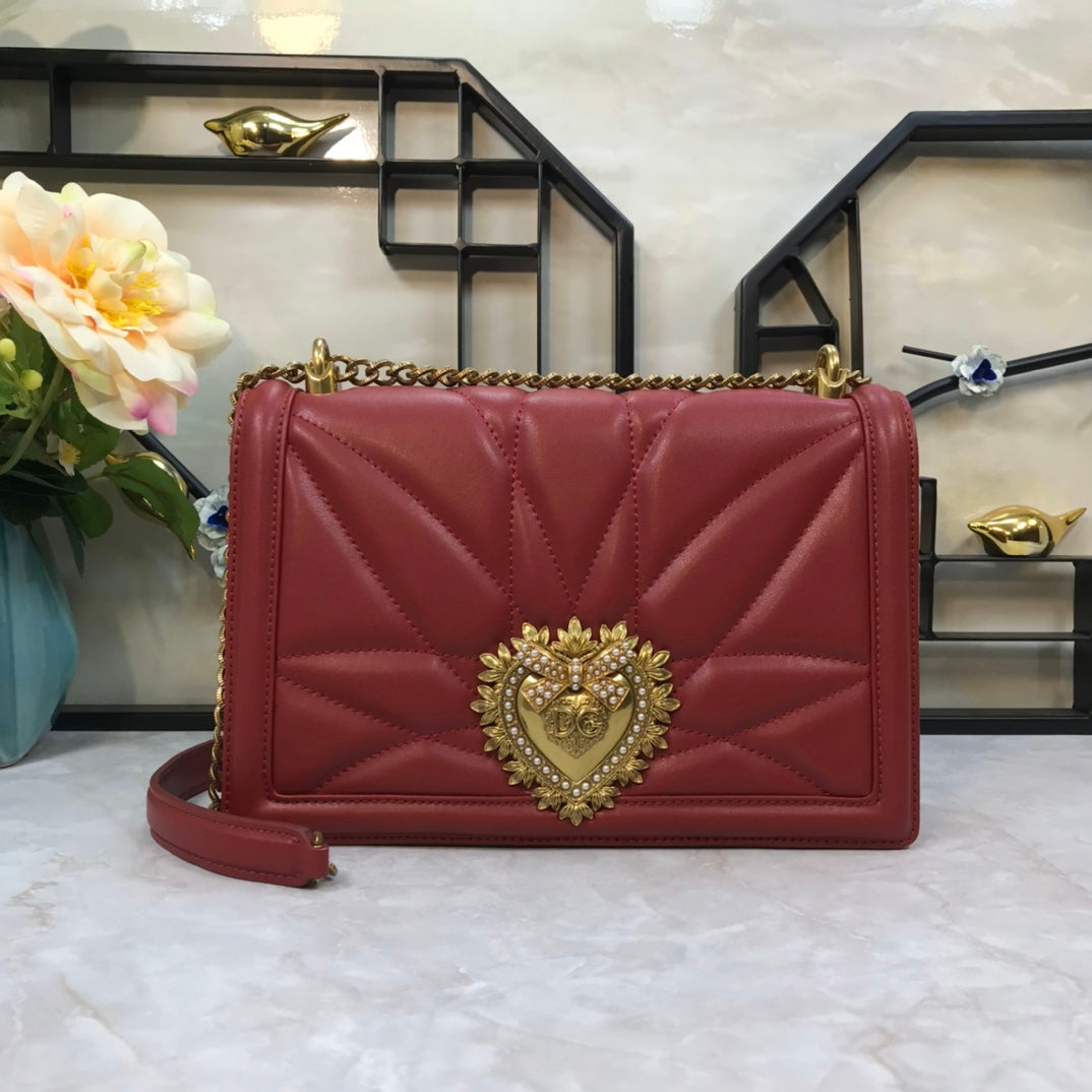 DEVOTION SHOUDER BAG CAFSKIN