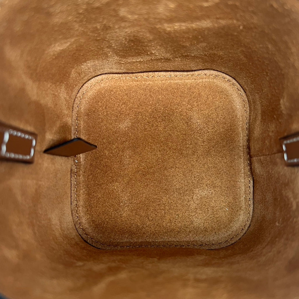 C*line Small Box Cuir Triomphe Bag Brown Calfskin