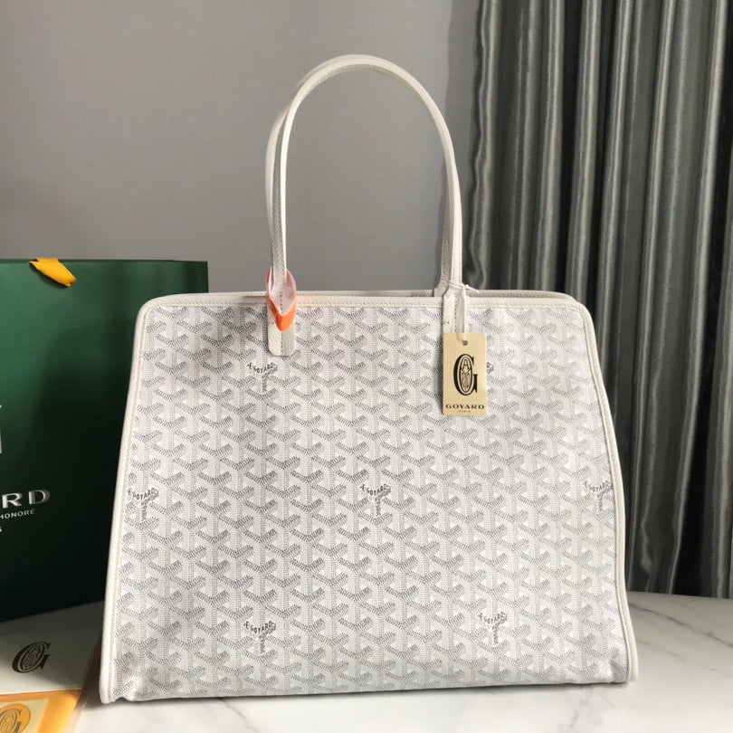 HARDY BAG G*yardine CANVAS TAURILLON LEATHER TRIM