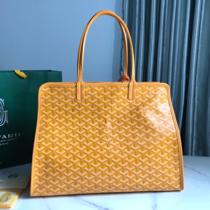 HARDY BAG G*yardine CANVAS TAURILLON LEATHER TRIM